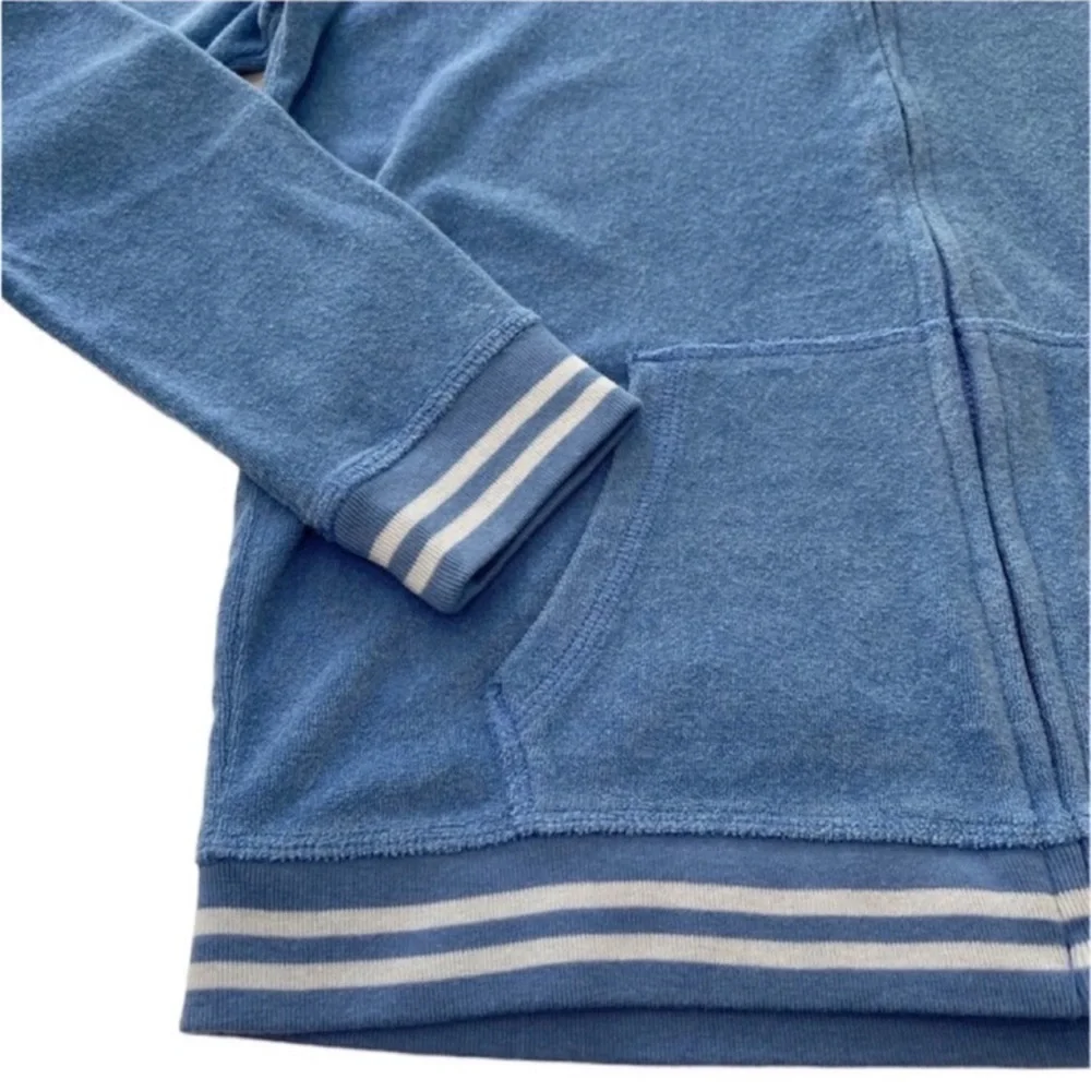 Gymboree Terrycloth Hooded Jacket Zip Up Cornflower Blue NWT Girls Size 14 (XL)